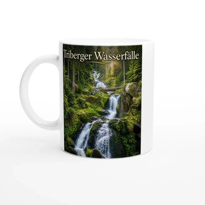 Triberger Wasserfälle Tasse – Keramikbecher mit Schwarzwald-Wasserfall-Motiv